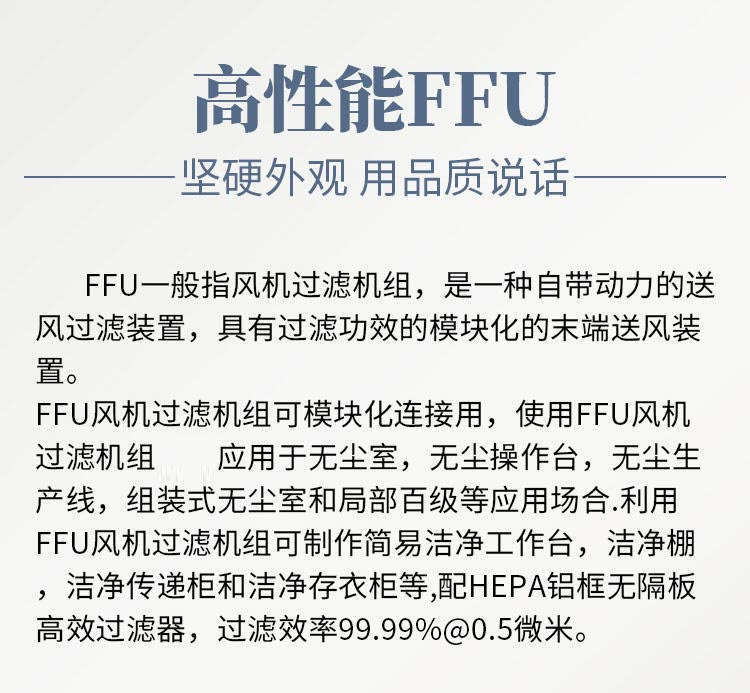 575*575型塑葉交流FFU